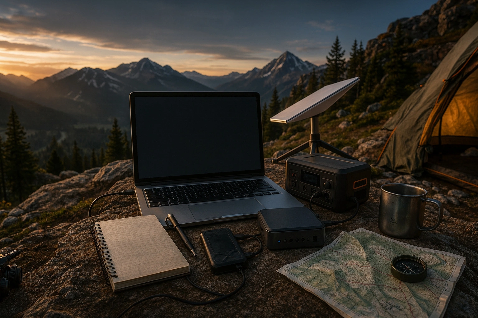 satellite internet camping