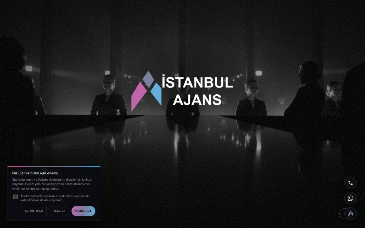 İstanbul Ajans — сайт агентства персонала для мероприятий